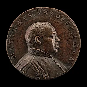 Mateo Vásquez, c. 1542-1591, Secretary to King Philip II from 1573 [obverse]