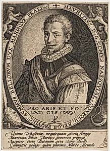 Maurice of Nassau, Prince of Orange by Crispijn de Passe I