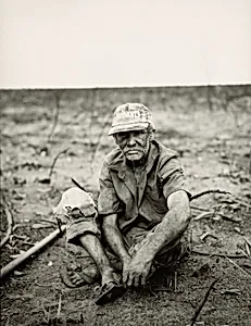 Mauro Ferreira das Neves Works as a Migrant Laborer Burning and Clearing the Land on the Farms around Grande Sertão Veredas National Park, Brazil