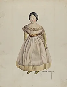 Mechanical Walking Doll