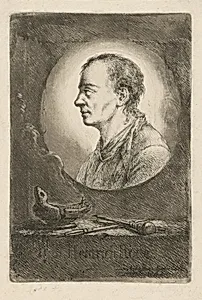 Memorial Sheet for the Artist's Brother, Johann Heinrich Rode