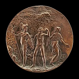 Minerva, Hercules, and Vice [reverse]