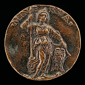Minerva Resting on a Spear and Shield [reverse]