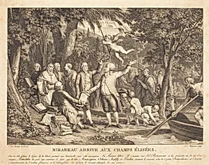 Mirabeau arrive aux Champs-Élisées