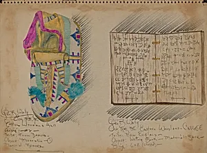 Moccasin and Writing Book