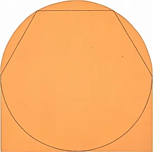 Model for Painting: Circle in and out of a Polygon II
