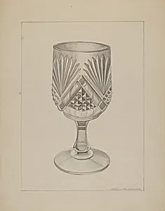 Molded Water Glass