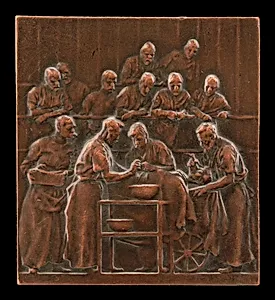 Monod Demonstrating a Procedure in the Operating Theatre [reverse]