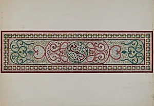 Mosaic Pattern in Doorstep