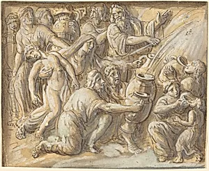 Moses Drawing Water From the Rock