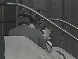 Mother and Child on Stoop
