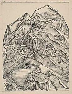 Mountains and Lake