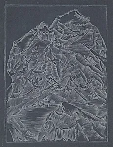 Mountains and Lake