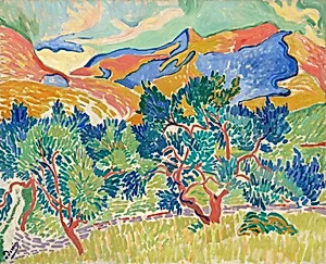 Mountains at Collioure