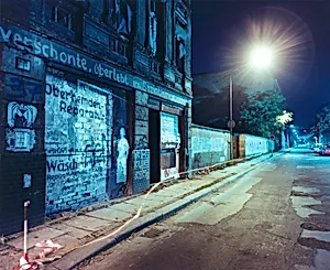 Mulackstrasse 37: Slide Projection of Former Kosher Butcher Shop and Laundry, 1930, Berlin