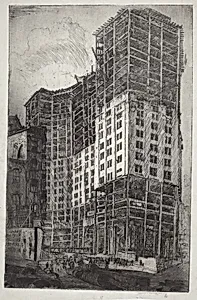 Municipal Building, New York, Under Construction