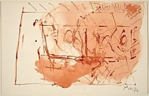 Mural Sketch [pen, ink, and wash]