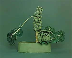 NÕ-no Ikebana, arranged by Haruko Takeichi, December 1, 2002 (December 2-3)