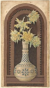 Narcissus in a Blue and White Vase