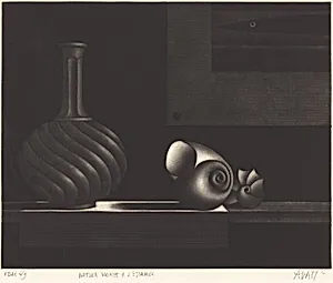 Nature morte à l'estampe (Still Life with Print)
