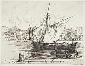 Navicello, Harbor of Menton, France