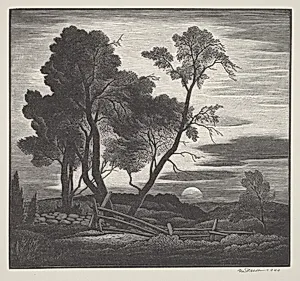 Near Lyme, Sunset
