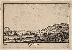 Near Prague by Wenceslaus Hollar