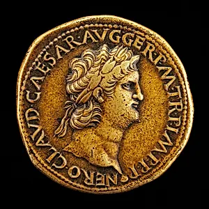 Nero, A.D. 37-68, Roman Emperor A.D. 54 [obverse] by Giovanni da Cavino