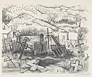 New Mexico Graveyard