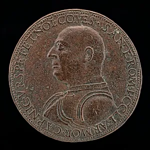 Niccolo Orsini, 1442-1510, Count of Pitigliano and Nola, Captain of the Army of the Roman Church and of the Florentine Republic [obverse]