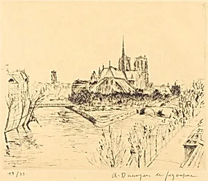 Notre Dame (Notre-Dame de Paris vue de la Tour d'Argent)