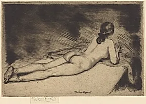 Nude Figure Lying Down