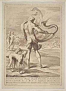 Nude Man Blowing a Conch