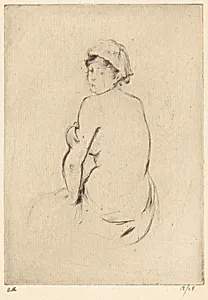 Nude by Berthe Morisot