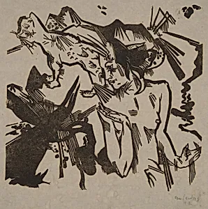 Nude with Cat