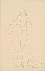 Nude with Robe