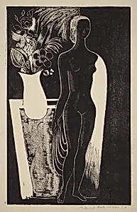 Nude with Vase