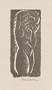 Nude Woman with Arm Upraised