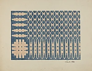 Old Colonial Handwoven Bedspread