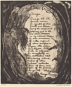 Omega from 21 Etchings and Poems
