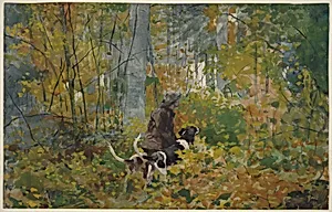 On the Trail by Winslow Homer