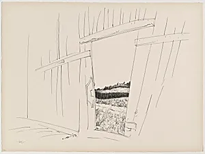 Open Barn Door from Of Nature, Of Man