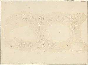 Ornamental Border Design with Winged Female Figures by John Flaxman