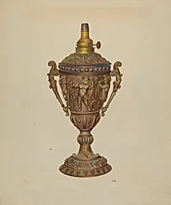 Ornamental Oil Lamp