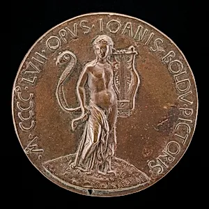 Orpheus with a Lyre and a Long Scroll [reverse]