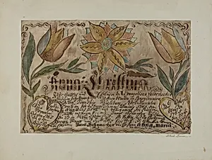 Pa. German Birth Certificate