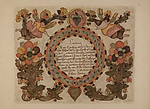 Pa. German Birth Certificate