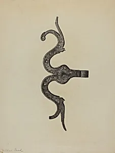 Pa. German Butt of Side Hinge