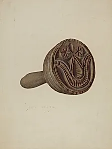 Pa. German Butter Mold