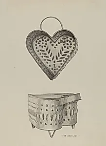Pa. German Cottage Cheese Strainer